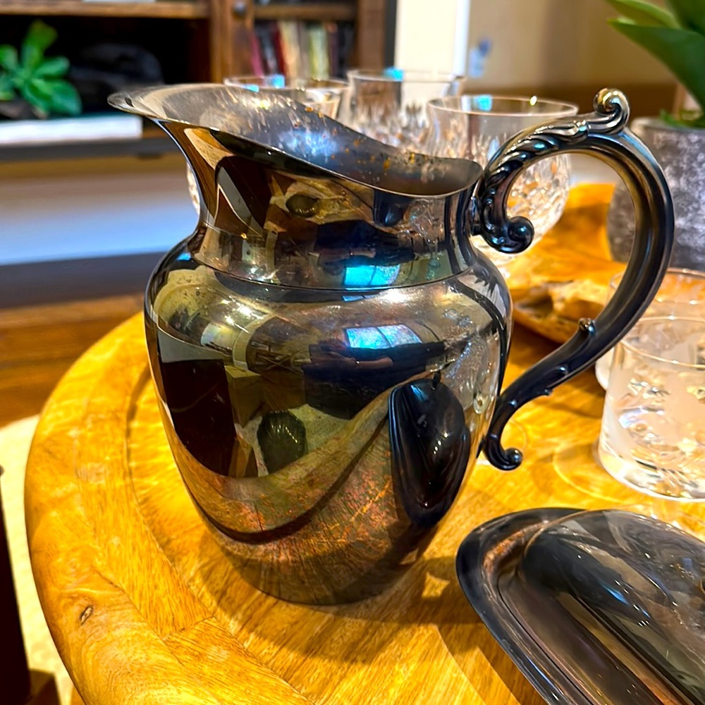 Wm Rogers Silver Plated Pitcher